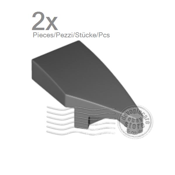 LEGO Wedge 2x1 Dark Bluish Gray, 29119 6204667, 29120 6204668 - Picture 2 of 3