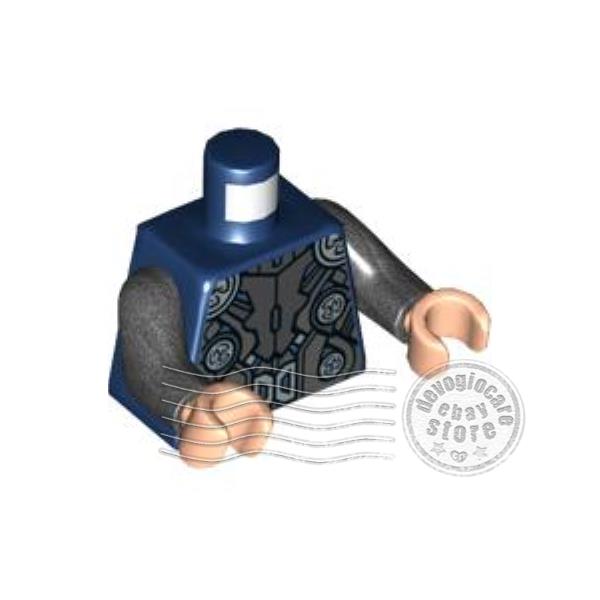 1x LEGO 973pb1940c01 Omino Torace (Thor) Blu scuro | 6110055 4238520 - Photo 1/1